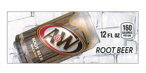 A&W Root Beer small size 12 oz can flavor strip (NEW) (minimum order 3)
