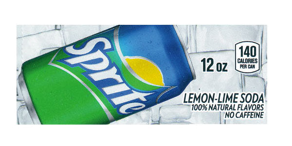 Sprite small size 12 oz can flavor strip | Vending World - Vending