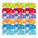 18 - Small Flavor Strips 20 oz Gatorade Bottles