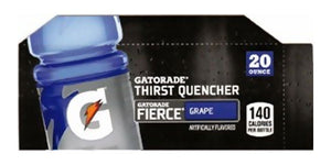 Gatorade Fierce Grape small size 20 oz bottle flavor strip (minimum order 3)