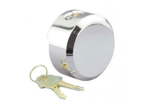 Hockey puck lock for vending machine hasp (NEW)