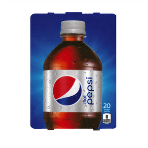 Diet Pepsi Cola New Age (HVV) 20 oz bottle flavor strip
