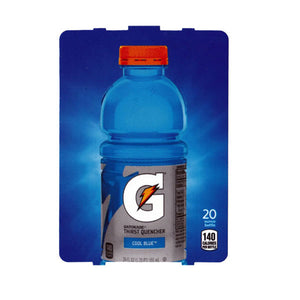 Gatorade Cool Blue (HVV) 20 oz bottle flavor strip