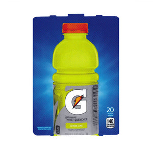 Gatorade Lemon Lime (HVV) 20 oz bottle flavor strip