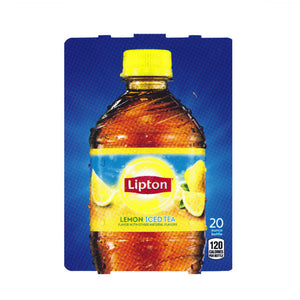 Lipton Ice Tea (HVV) 20 oz bottle flavor strip