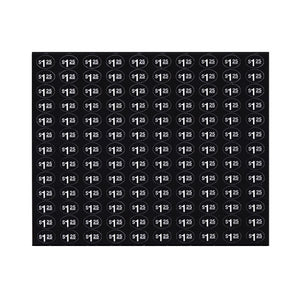 Price stickers generic soda, snack $1.25 (black) (NEW)