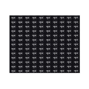 Price stickers generic soda, snack $1.50 (black) (NEW)