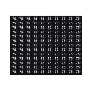 Price stickers generic soda, snack .75 cents (black) (NEW)