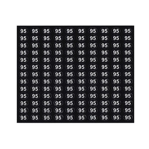 Price stickers generic soda, snack .95 cents (black) (NEW)