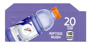 Gatorade Riptide Rush small size 20 oz bottle flavor strip (minimum order 3)