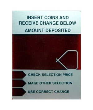 Automatic Products 6000/7000 Instruction Plate - #440349