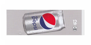 Diet Pepsi Cola large size flavor strip