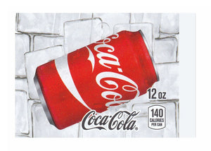 Coca Cola on ice medium size flavor strip