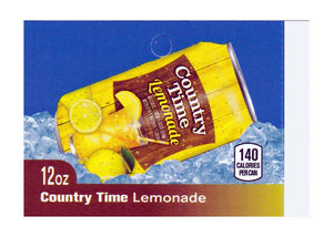 Country Time Lemonade on ice medium size flavor strip