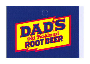 Dads Root Beer medium size flavor strip