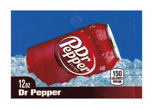 Dr Pepper on ice medium size flavor strip
