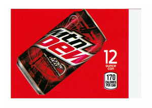 Mountain Dew Code Red on ice medium size strip