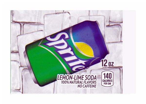 Sprite on ice medium size flavor strip | Vending World - Vending World