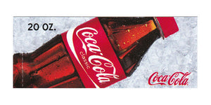 Coca Cola small size 20oz bottle flavor strip