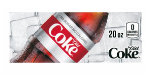 Diet Coke small size 20oz bottle flavor strip