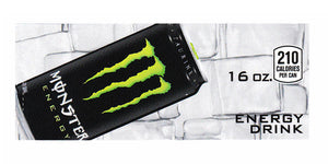 Monster Energy can on ice small size flavor strip