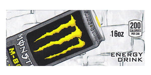 Monster Energy M80 can on ice small size 16 oz can flavor strip