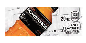Powerade Orange small size 20 oz bottle flavor strip