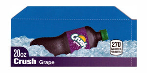 Grape Crush small size 20 oz bottle flavor strip