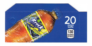 Lipton Brisk small size 20oz bottle flavor strip