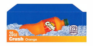 Orange Crush small size 20 oz bottle flavor strip